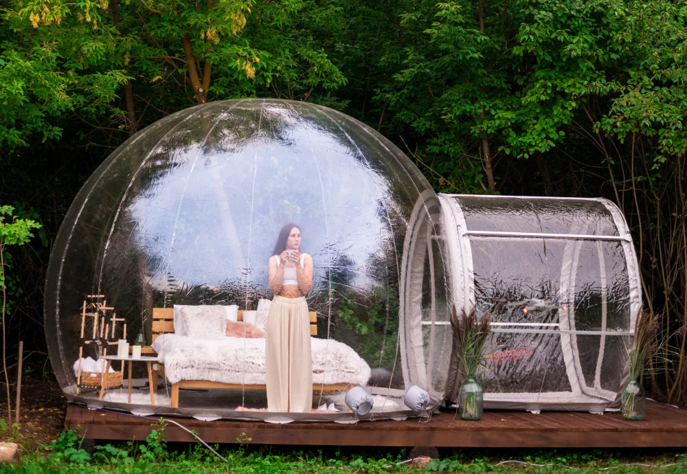 outdoor inflatable bubble tent